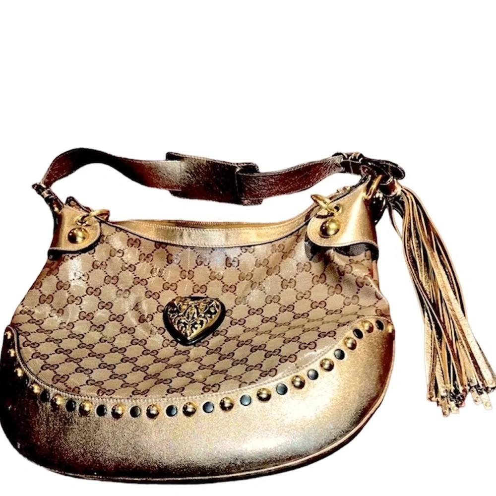 GUCCI Babouska Monogram Hobo shoulder bag